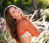 Amber Sym Takes Off Her Top In Warm Sunlight 4