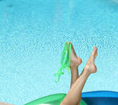 Sunny Leone - Sheer Bikini & Floating Pinwheel 9