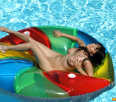 Sunny Leone - Sheer Bikini & Floating Pinwheel 13