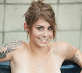 Hailey Leigh completely naked in the hottub 17