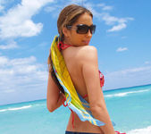 Beautiful Jenna Haze Takes A Trip To Miami Beach And Poses 8