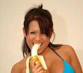Eva Angelina getting naughty with a banana 14