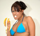 Eva Angelina getting naughty with a banana 23