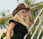 Cowgirl Gina Lynn Strips Down Naked 20