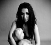 Black and White Nude with Pornstar Ann Marie Rios 21