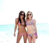 Lexi Belle and Melanie Rios - Beach Tease