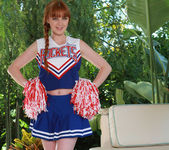 Marie McCray in a Cheering Uniform 6