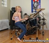 Christine Plays With Her Dildo