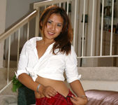 Sexy, Petite Asian Kylie Rey in a Schoolgirl Outfit 7
