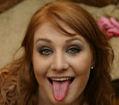 Redhead Lucy Fire Gives a POV Blowjob 15