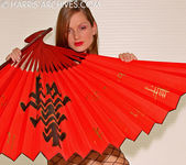 Sandra Shine - Red Fan 6