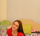 Megan Loxx - Red Shirt - SpunkyAngels 7