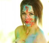Hayden teases as she is all painted up 11