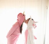 Sweet Lesbians In Unicorn Pajamas - Evil Angel 7