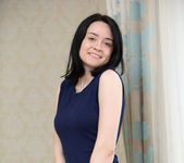 Clarissa - teen strip and pussy show