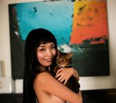 Asian pornstar Marica Hase poses with her pussy 5