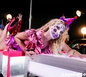 Leya at the Clown Strip Club - Leya Falcon 5
