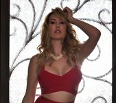 Brett takes off her red outfit - Brett Rossi