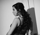 Karlee Grey is Sultry in Black & White While She Masturbates 5