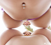 Layla London, Bonnie Kinz - Big Oiled Tits - Lubed 5
