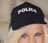 Cock Queen on Patrol - Hot Blonde Officer Action