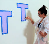 Tiffany Tyler in Painting My Initials 5