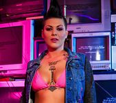 Punk MILF Jezebelle teases in an 80s themed photoshoot 6