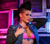 Punk MILF Jezebelle teases in an 80s themed photoshoot 7