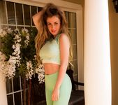 Holly Jade - Holly's Green Leggings - Skin Tight Glamour 5