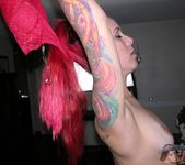 Tattooed Amateur With Red Hair Spreads Her Ass 8