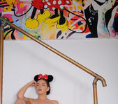 Henessy - Nasty Minnie playing with the dildo! 10