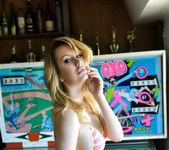 Brett Rossi panty stuffing on pinball machines 4