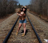Emily Love - On The Tracks - SpunkyAngels 6