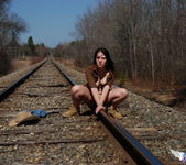 Emily Love - On The Tracks - SpunkyAngels 13