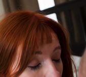Pale teen redhead has some hot going away sex 14