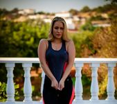 candice collyer - Sunset Workout - Skin Tight Glamour 4