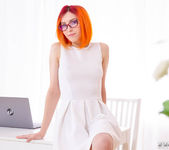 Elin Holm, Nerdy Teen Debuts with Anal - Private