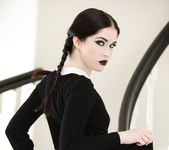 Very Adult Wednesday Addams -  Evelyn Claire - Burning Angel 5