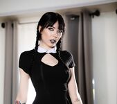 Very Adult Wednesday Addams - Leda Bear - Burning Angel