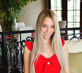 Lily - Sultry Red Dress - FTV Girls