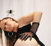 Natalie K - Halloween strip and fingering 6