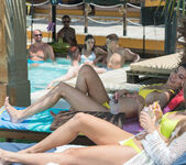 Interracial Orgy by the Pool - Private Black 6