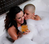 Joslyn James in Bubble Bath with Ariella Ferrera! 16