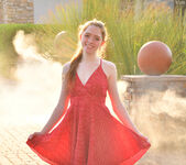 Myra - Red Dress Upskirt - FTV Girls 15