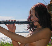 Xylia F - Xylia - Naked Babe Practice With Her Clarinet 4