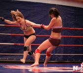 Nicole Sweet & Lexy Little - Girl on Girl - Nude Fight Club 9