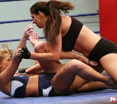 Lisa Sparkle & Linda Ray - Wrestling Girls - Nude Fight Club 9