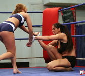 Lisa Sparkle & Linda Ray - Wrestling Girls - Nude Fight Club 11