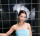 Anina taking a shower - Nubiles