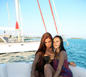 On a yacht - Ashley Bulgari & Angelica Kitten